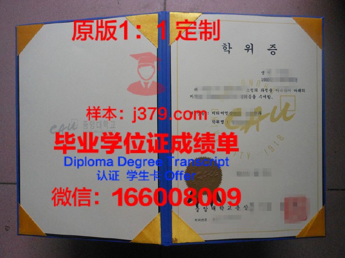 韩国中央大学毕业证书图片高清(韩国中央大学几年制)