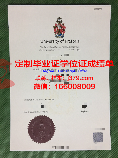 比勒陀利亚大学毕业证书图片高清(比勒陀利亚大学在南非排名)